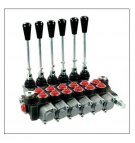 Distribuidor hidráulico de 6 secciones